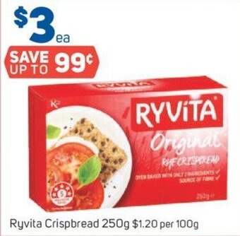 Foodland Ryvita Crispbread 250g offer