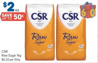 Foodland CSR Raw Sugar 1kg offer
