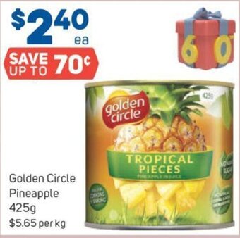 Foodland Golden Circle Pineapple 425g offer