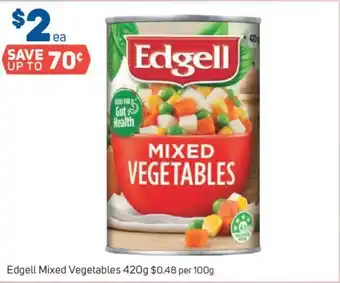 Foodland Edgell Mixed Vegetables 420g offer