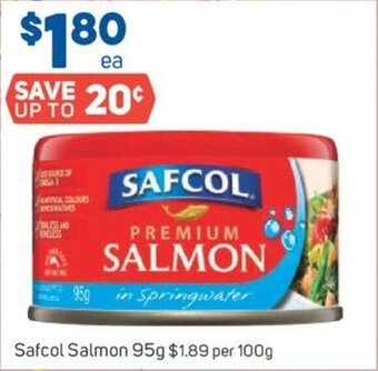 Foodland Safcol Salmon 95g offer
