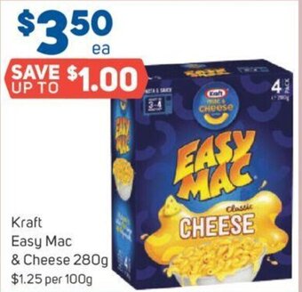 Foodland Kraft Easy mac & Cheese 280g offer
