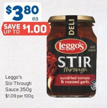 Foodland Leggo's Stir Through Sauce 350g offer