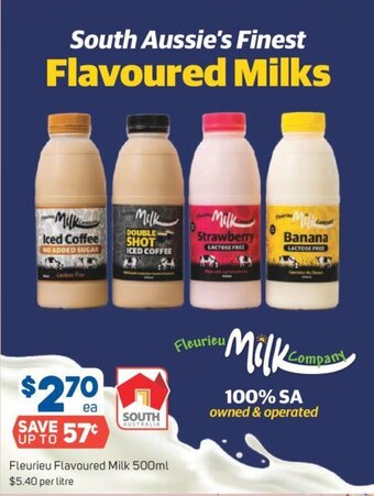 Foodland Fleurieu Flavoured Milk 500ml offer