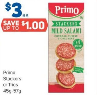 Foodland Primo Stackers Or Trios 45-57g offer