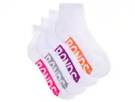 Bonds Kids 4-Pack Logo Sport Socks Sizes 2/8-13/3 - White