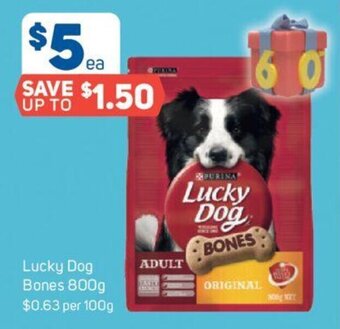 Foodland Lucky Dog Bones 800g offer