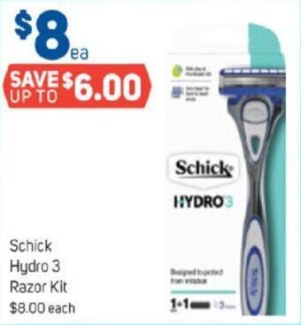 Schick Hydro 3 Razor Kit