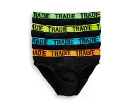 BIG W Tradie Mens 4-Pack Briefs Sizes S-XL offer