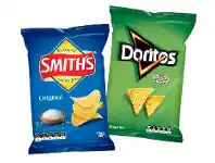 BIG W Smith's or Doritos Chip Varieties 150g-170g offer