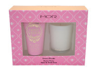 BIG W Mor Sweet Treats Duo Candle and Hand Cream - Pretty Peony offer