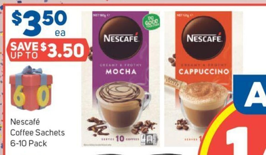 Nescafe Coffee Sachets 610Pack offer at Foodland