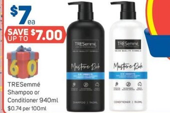 Foodland Tresemme Shampoo or Conditioner 940ml offer