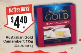 IGA Australian Gold Camembert 115g offer