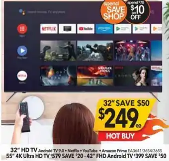 32" HD TV