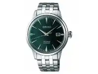 Seiko Presage Automatic Green & Silver Men's Watch