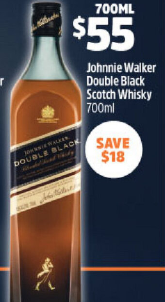 Johnnie Walker Double Black Scotch Whisky 700ml
