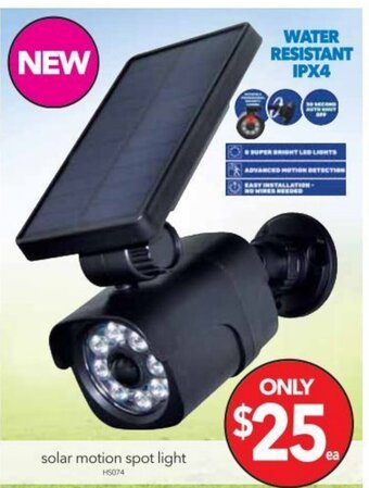 Cheap as Chips Solar Motion Spot Light offer