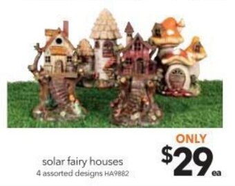 Cheap as Chips Solar Fairy Houses offer