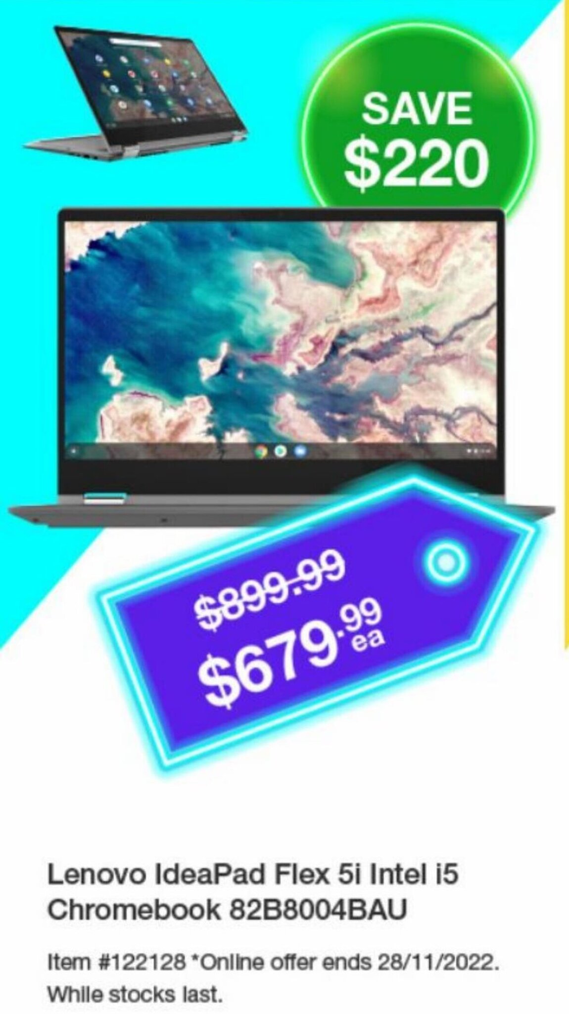 Lenovo IdeaPad Flex 5i intel i5 Chromebook offer at Costco Lenovo IdeaPad Flex 5i intel i5 Chromebook offer at Costco