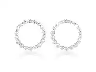 Bevilles Jewellery Georgini Large Circle of Life Earrings - Silver offer