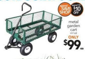 Cheap as Chips Metal Garden Cart offer