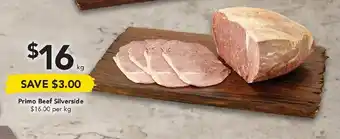 Drakes Primo Beef Silverside per kg offer