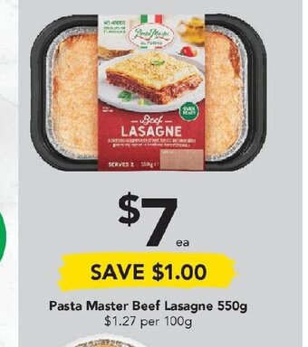 Drakes Pasta Master Beef Lasagne 550g offer