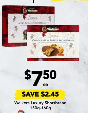 Drakes Walkers Luxury Shortbread 150-160g offer