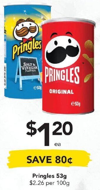 Drakes Pringles 53g offer