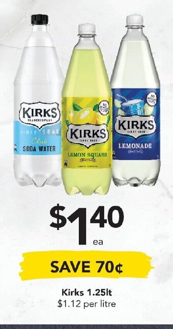 Drakes Kirks 1.25lt offer