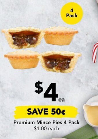 Drakes Premium Mince Pies 4 Pack offer