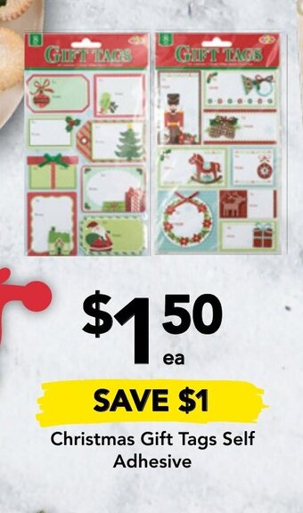 Drakes Christmas Gift Tags Self Adhesive offer