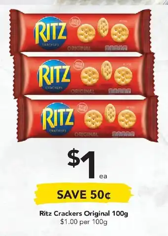 Drakes Ritz Crackers Original 100g offer