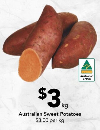 Drakes Australian Sweet Potatoes offer