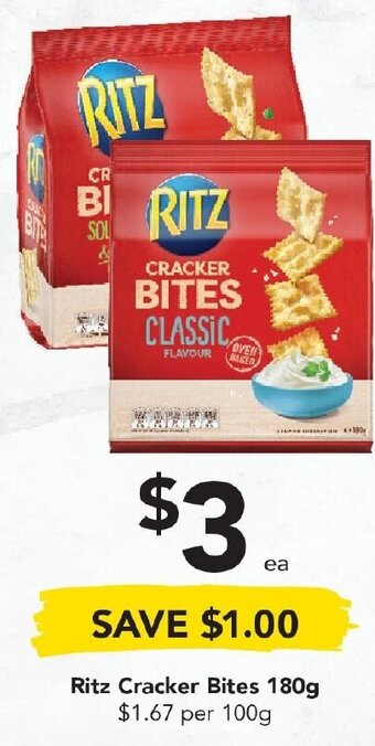 Drakes Ritz Cracker Bites 180g offer