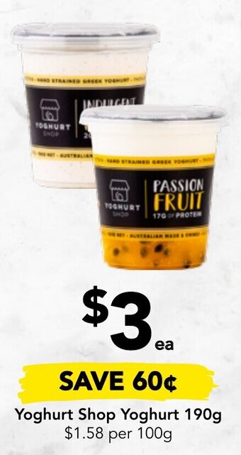Drakes Yoghurt Shop Yoghurt 190g offer