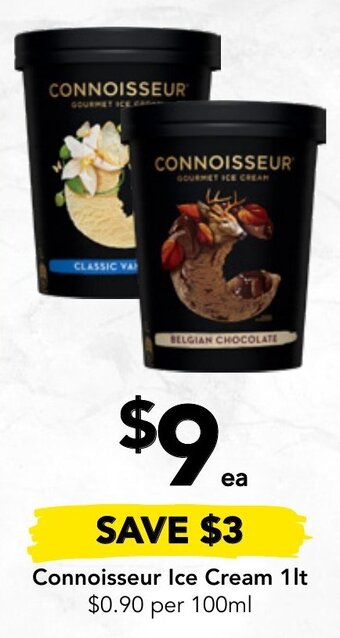 Drakes Connoisseur Ice Cream 1lt offer