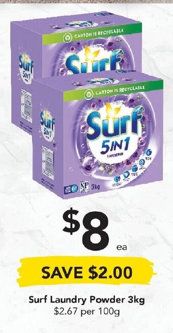 Surf Laundry Powder 3kg