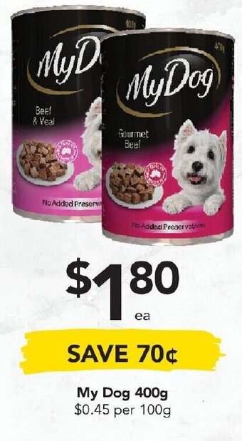 Drakes My Dog 400g offer