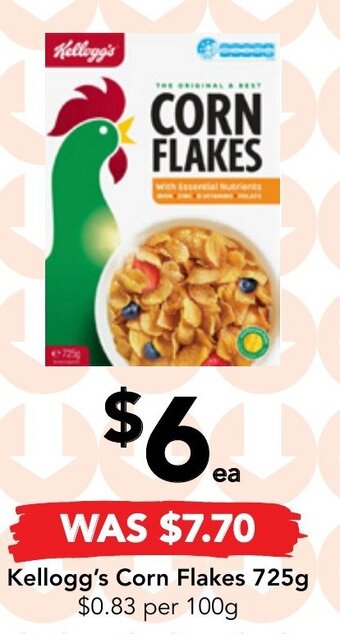 Kellogg's Corn Flakes 725g