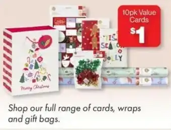 Cards, Wraps and Gift Bags