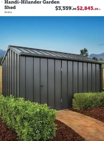 Handi-Hilander Garden Shed