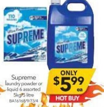 Cheap as Chips Supreme offer