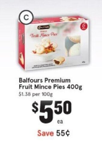 Balfours Premium Fruit Mince Pies 400g