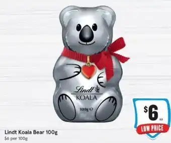 IGA Lindt Koala Bear 100g offer