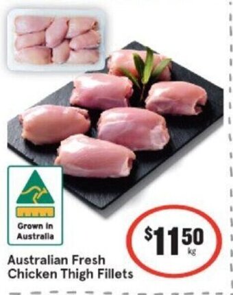 IGA Australian Fresh Chicken Thigh Fillets offer
