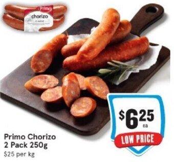IGA Primo Chorizo 2 Pack 250g offer