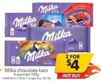 Cheap as Chips Milka Chocolate Bars offer