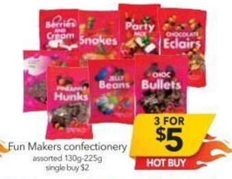 Cheap as Chips Fun Makers Confectionery offer